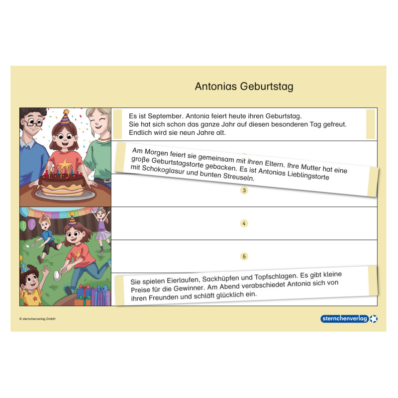 Sätze ordnen Teil 2