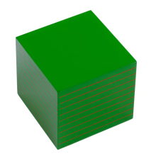 Hierarchie der Zahlen: Kubus 50 mm