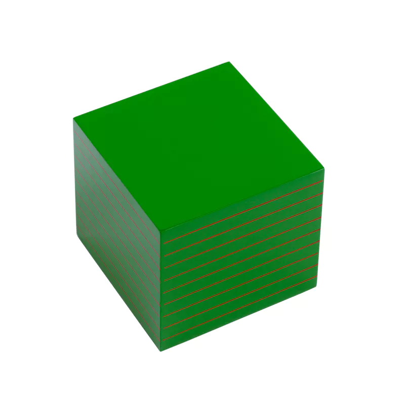 Hierarchie der Zahlen: Kubus 50 mm