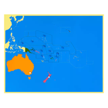 Puzzlekarte Ozeanien