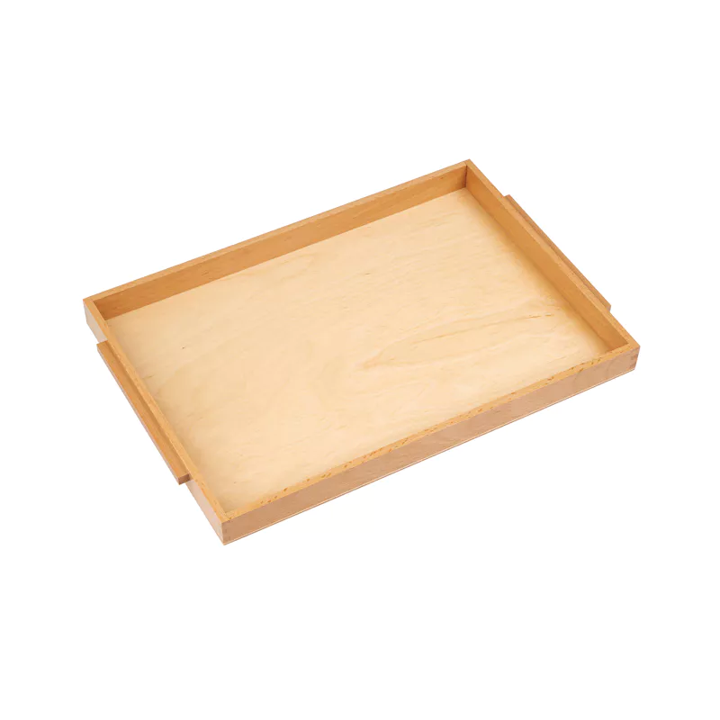 Einfaches Holztablett: groß