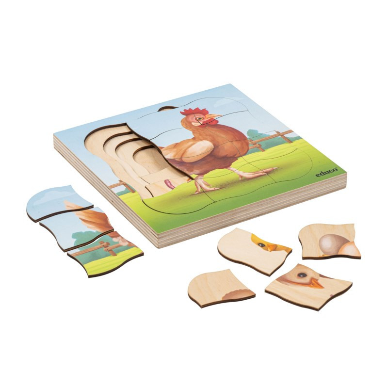 Wachstumspuzzle Huhn
