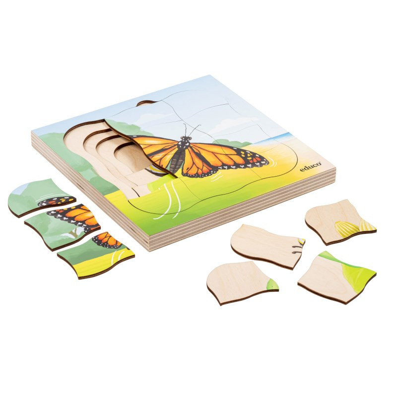 Wachstumspuzzle Schmetterling