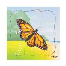 Wachstumspuzzle Schmetterling