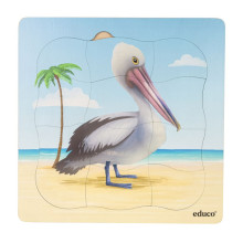 Wachstumspuzzle Pelikan