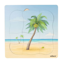 Wachstumspuzzle Kokospalme