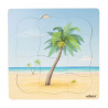 Growth puzzle coconut palm