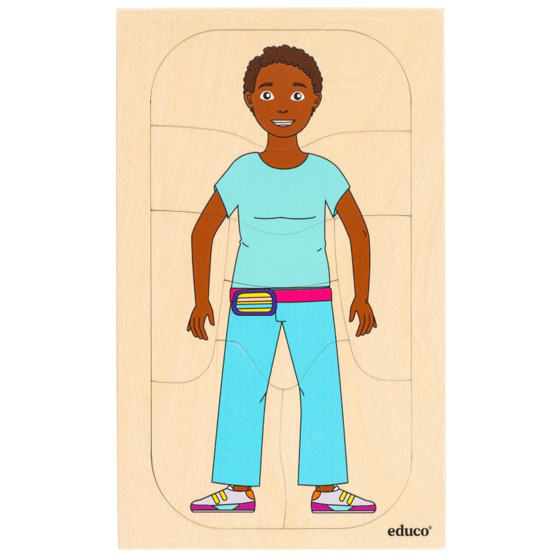 Wachstumspuzzle Anziehen - Mädchen