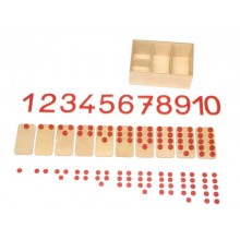 Numbers with buttons and placeholders + chips in box