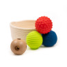 Basket with balls
