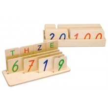 Number cards with setting board with E / Z / H / T