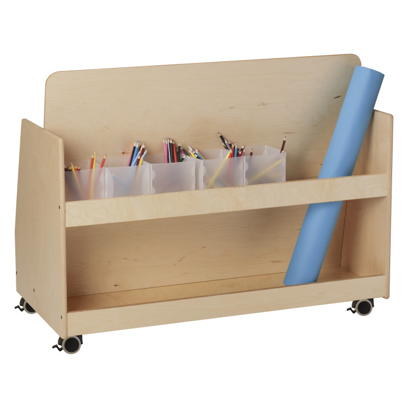 Rollwagen für Stifte und Papier