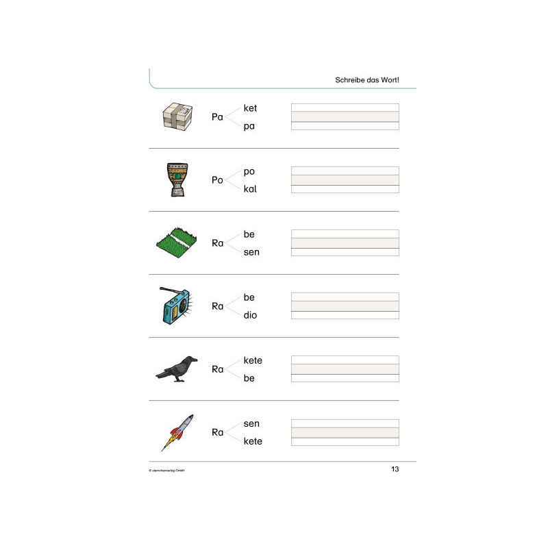 Mein Lupenleseheft 2 - Ich kann ganz genau lesen - Wörter