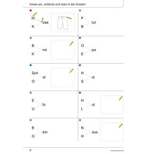My magnifying reading book 2 - I can read very precisely - Words - Edition with article marking (DaZ)