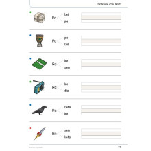 Mein Lupenleseheft 2 - Ich kann ganz genau lesen - Wörter - Ausgabe mit Artikelkennzeichnung (DaZ)