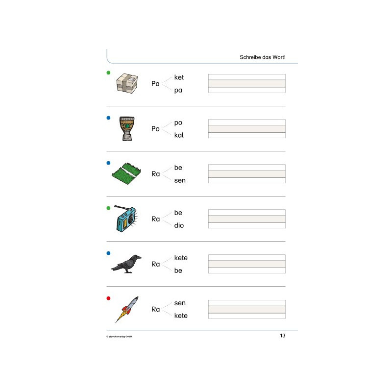 Mein Lupenleseheft 2 - Ich kann ganz genau lesen - Wörter - Ausgabe mit Artikelkennzeichnung (DaZ)