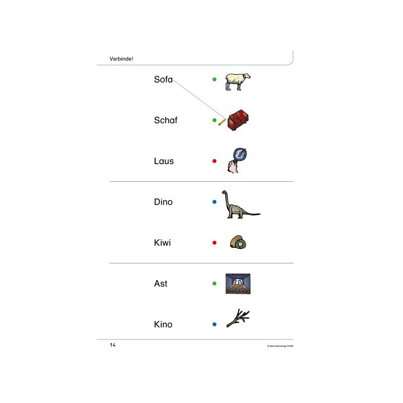 Mein Lupenleseheft 2 - Ich kann ganz genau lesen - Wörter - Ausgabe mit Artikelkennzeichnung (DaZ)