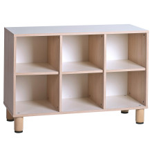 Montessori Regal mit 6 Fächern (105 cm)