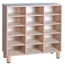 Montessori Regal mit 15 Fächern