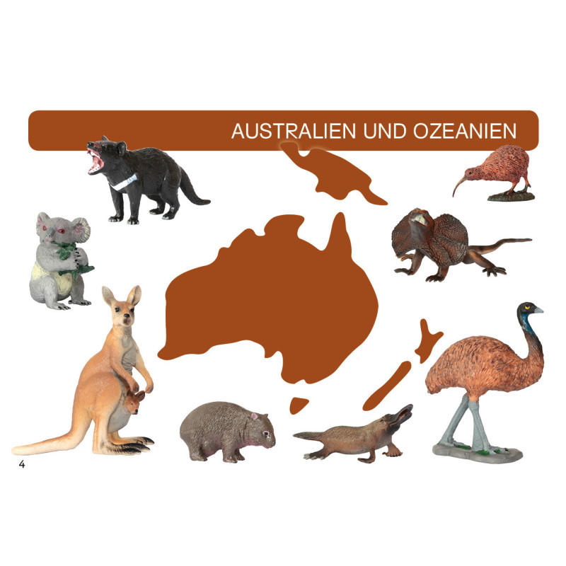 Kartei Tiere Australien und Ozeanien