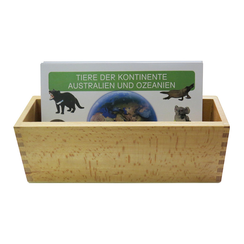 Card file animals Australia and Oceania