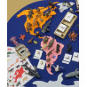 ERDTIERE SET with felt continents & oceans