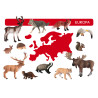 Card file animals Europe