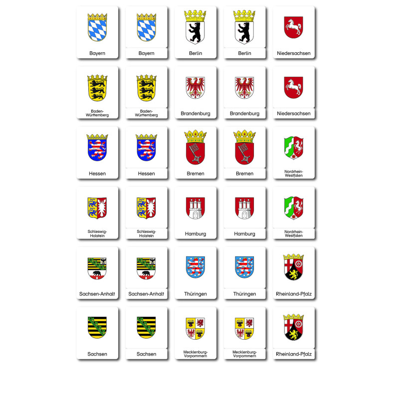 Germany - National Coat of Arms - Classification Maps - German