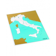 Kontrollkarte der italienischen Regionen