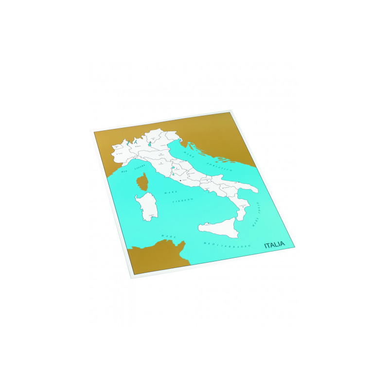 Kontrolná mapa Talianska: Hlavné mestá