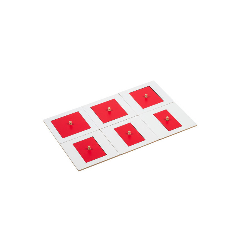 Deployments for the geometric chest of drawers red and white