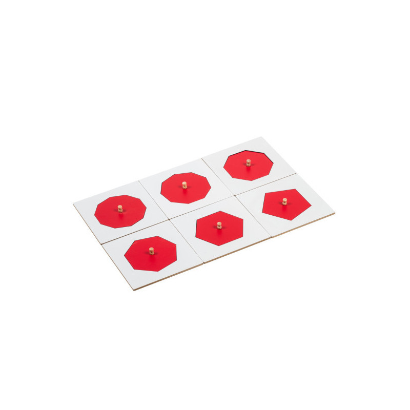 Einsätze für die Geometrische Kommode rot und weiß