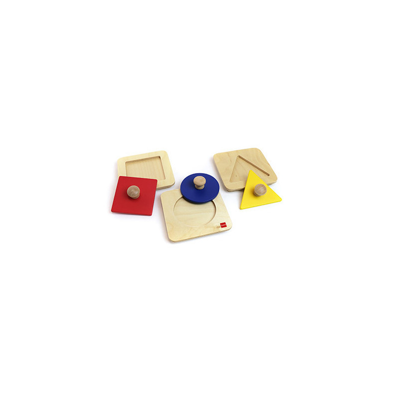 Puzzlesatz mit einzelnen Figuren