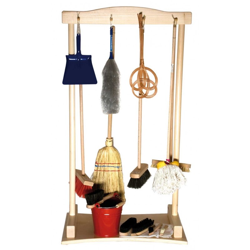 Stand with household appliances Stand with household appliances