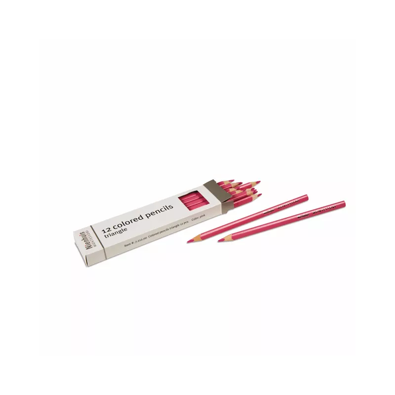 Dreikant Buntstift: Pink (12)