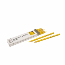 Triangular Colored Pencil: Light Yellow (12)