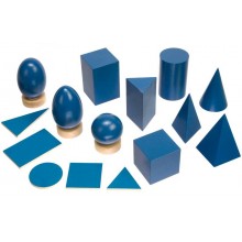 Geometric body 7 cm dark blue