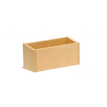 Card index boxes made of wood small narrow