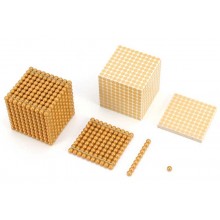 Holzquadrat zu Perlenmaterial
