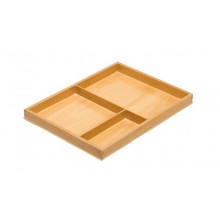 Tray with 3 divisions