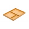 Tray with 3 divisions Tray with 3 divisions