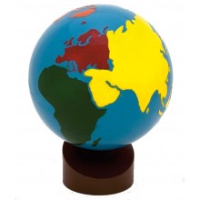Globe Of The World Parts--colored