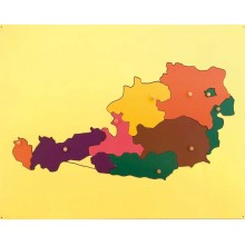 Puzzle Map Of Austria