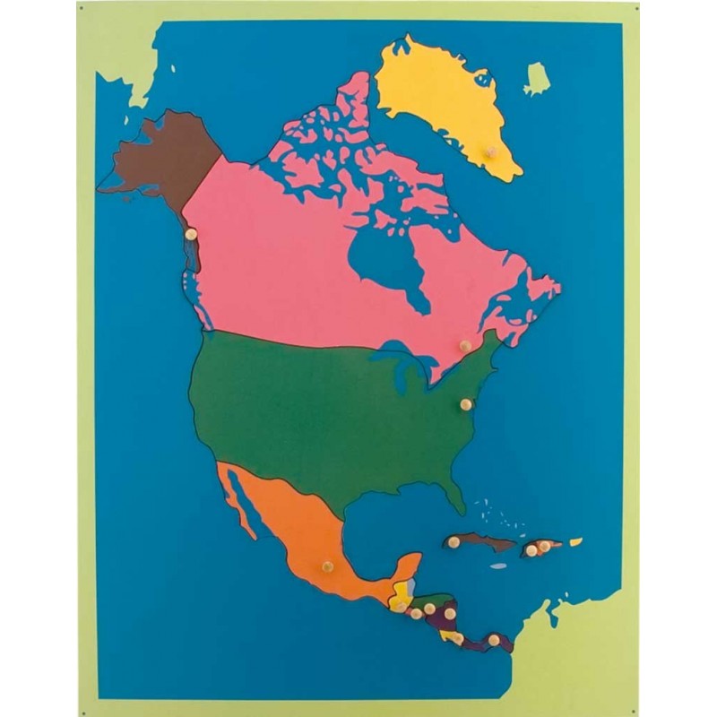 Puzzle Map Of North America Puzzle Map Of North America