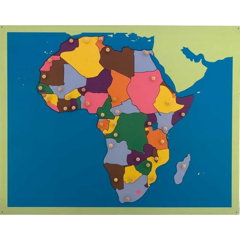 Puzzle Map Of Africa