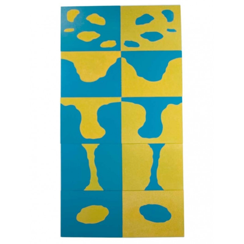 Maps of land and water forms SAND PAPER