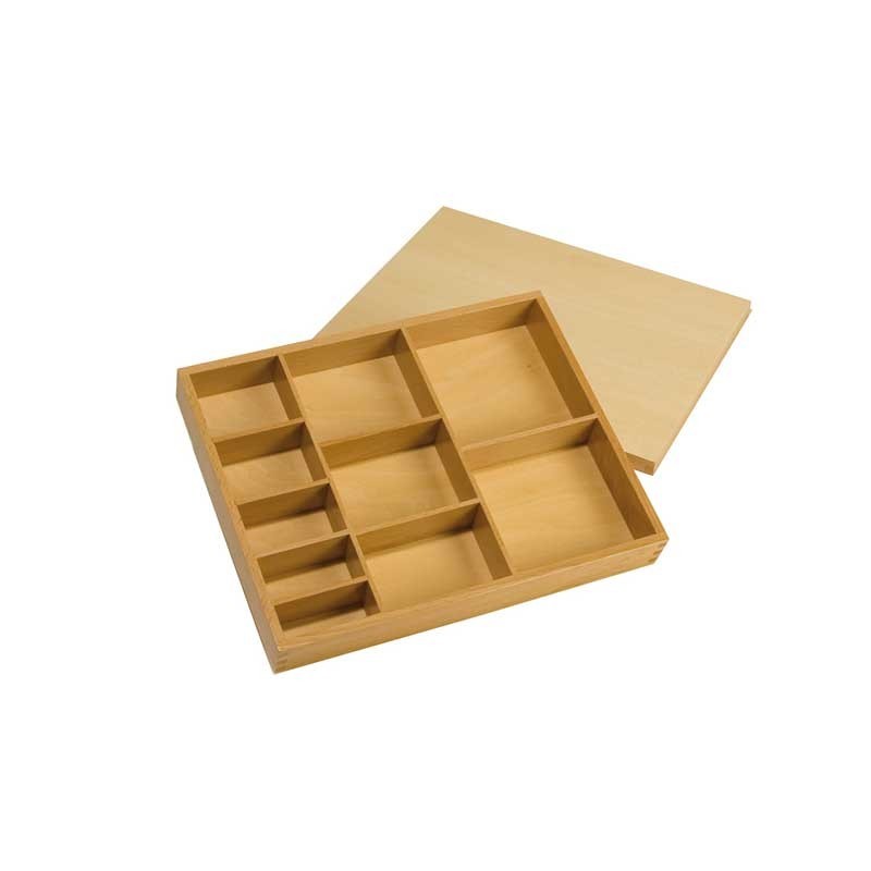 Box 10 compartments / for pearl sticks for multiplication