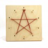 Number star 10 WOOD print Number star 10 WOOD print