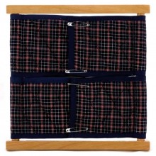 Safety Pin Frame--Pattern cloth