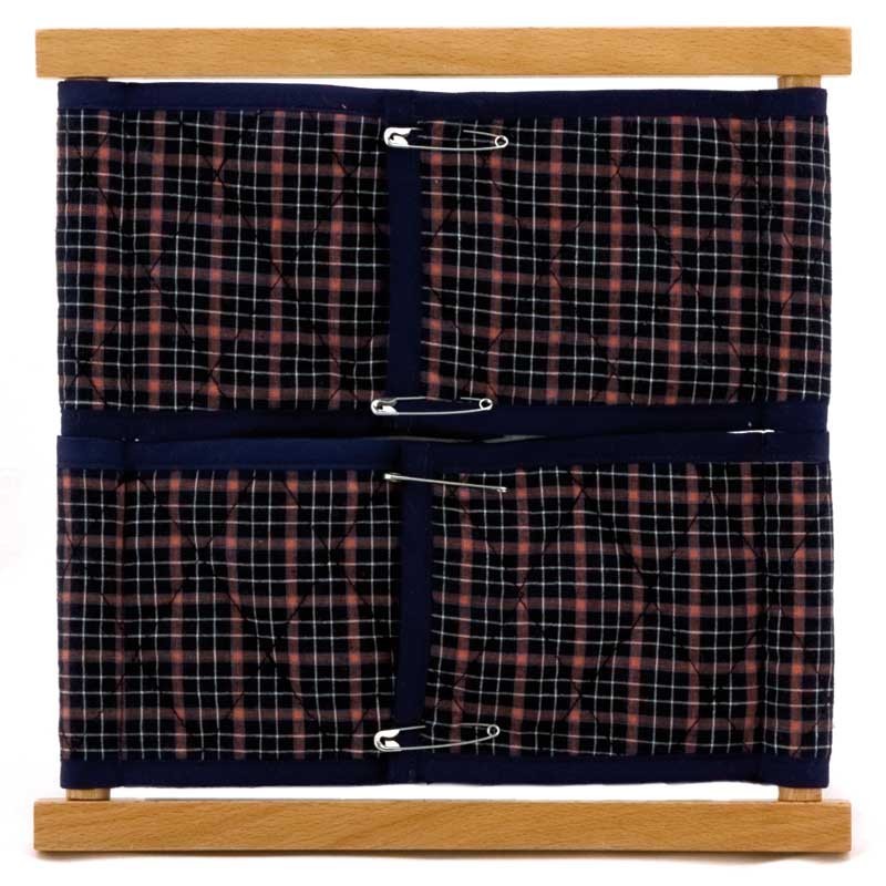 Safety Pin Frame--Pattern cloth